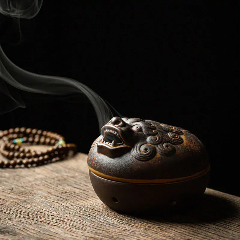 Ceramic Coil Incense Burner